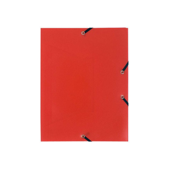 Exacompta - Chemise polypro à rabats - A4 - pour 150 feuilles - rouge