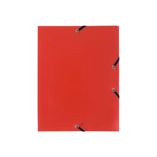 Exacompta - Chemise polypro à rabats - A4 - pour 150 feuilles - rouge