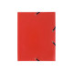 Exacompta - Chemise polypro à rabats - A4 - pour 150 feuilles - rouge