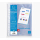 Exacompta - 50 Pochettes plastique perforées - A4 - PP lisses - cristal 6/100E