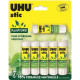 UHU stic ReNATURE - 6 Bâtons de colle - 8.2 g - Plastique écologique