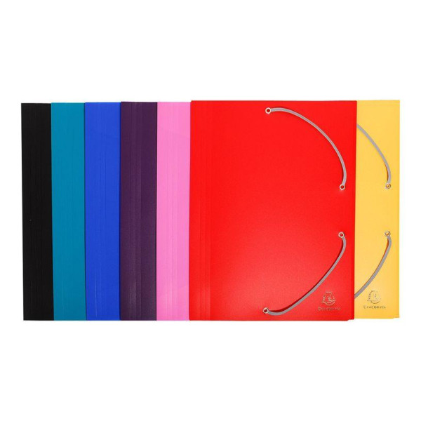 Exacompta - Chemise polypro à rabats - A4 - pour 150 feuilles - disponible dans différentes couleurs opaques