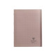 Clairefontaine Koverbook - Cahier polypro A4 (21x29,7 cm) - 96 pages - grands carreaux (Seyes) - gris