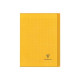 Clairefontaine Koverbook - Cahier polypro A4 (21x29,7 cm) - 96 pages - grands carreaux (Seyes) - jaune