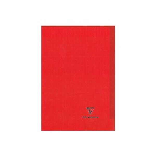 Clairefontaine Koverbook - Cahier polypro A4 (21x29,7 cm) - 96 pages - grands carreaux (Seyes) - rouge