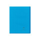 Clairefontaine Koverbook - Cahier polypro A4 (21x29,7 cm) - 96 pages - grands carreaux (Seyes) - bleu