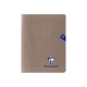 Clairefontaine Mimesys - Cahier polypro 17 x 22 cm - 96 pages - grands carreaux (Seyes) - gris noir