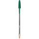 BIC Cristal - Stylo à bille - vert - 1 mm - pointe moyenne