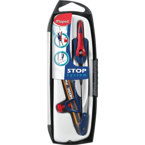 Maped Stop System - Coffret compas à bague 2 pièces